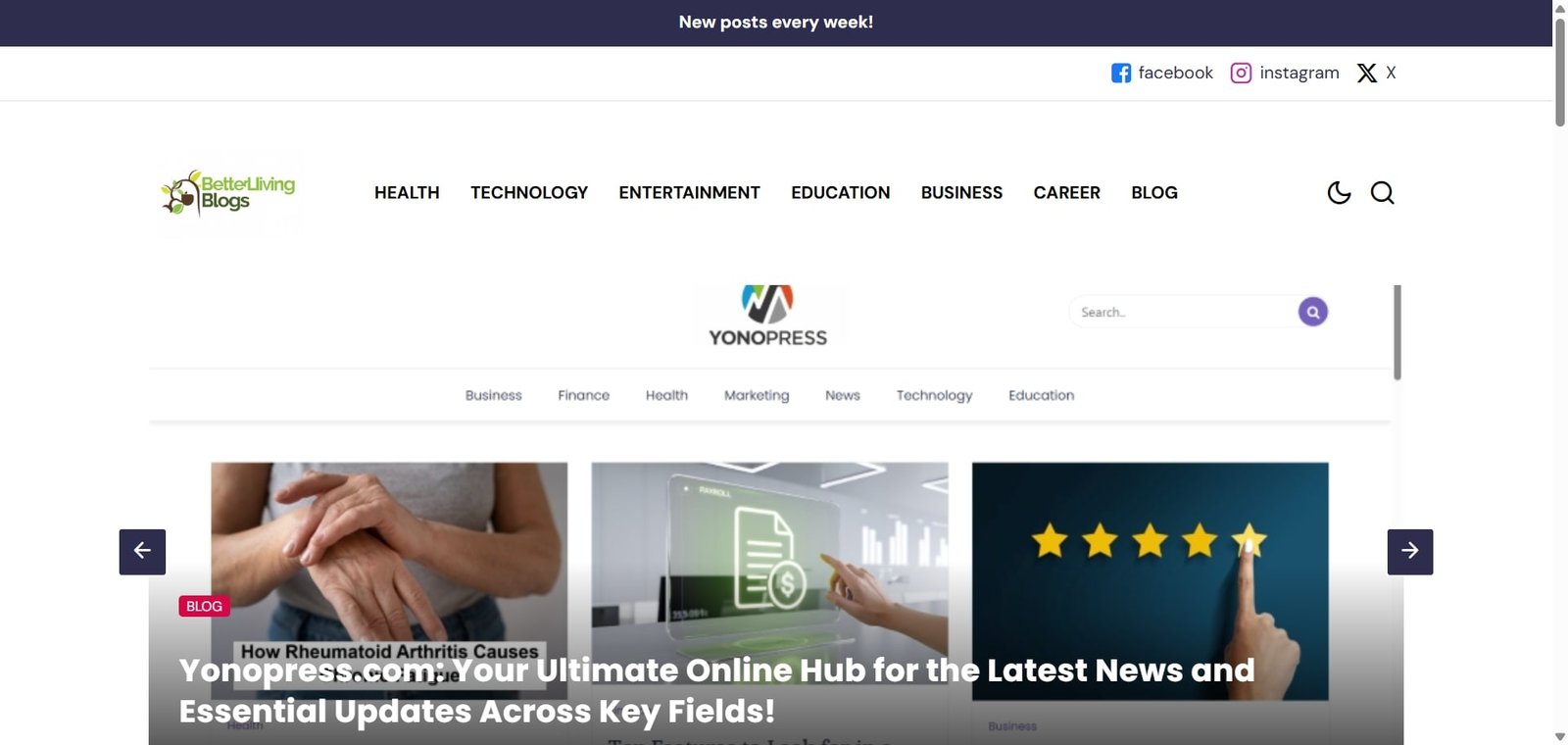 Better Living Blog: Your Ultimate Source for Comprehensive News and Insights Across Key Fields